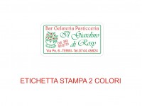 Etichette adesive per pasticcerie, bar, panetterie e gelaterie (mm 30x16)  (cod.10/I )